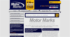 Desktop Screenshot of motormarks.co.uk