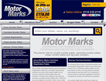 Tablet Screenshot of motormarks.co.uk